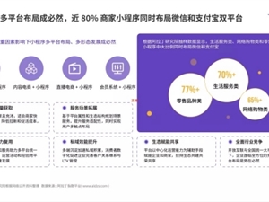 实体企业加速数字化转型 近8成商家同时布局微信和支付宝小程序