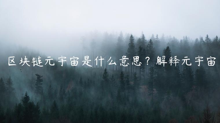 区块链元宇宙是什么意思？解释元宇宙-第1张图片-欧意下载