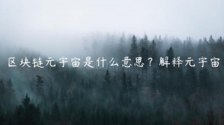 区块链元宇宙是什么意思？解释元宇宙