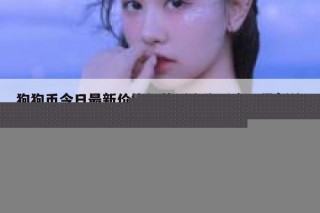 狗狗币今日最新价格行情（狗狗币今日最新价格是多少）