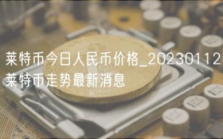 莱特币今日人民币价格_20230112莱特币走势最新消息