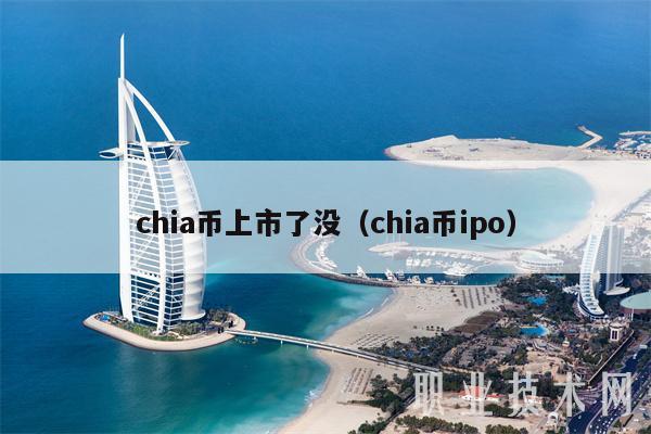chia币上市了没（chia币ipo-第1张图片-欧意易下载