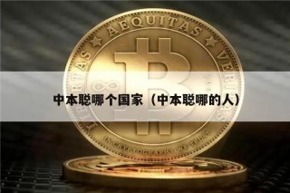 中本聪哪个国家（中本聪哪的人）