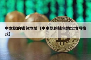 中本聪的钱包地址（中本聪的钱包地址填写格式）