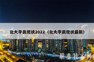 北大李晨现状2022（北大李晨现状最新