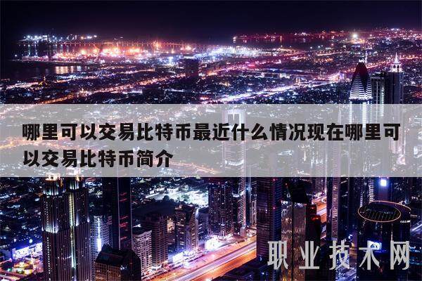 哪里可以交易比特币最近什么情况现在哪里可以交易比特币简介-第1张图片-火网交易所下载