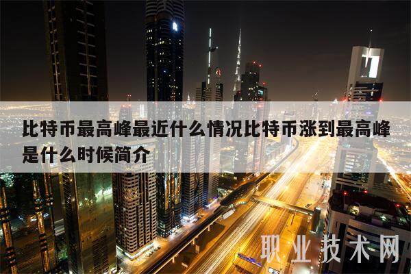 比特币最高峰最近什么情况比特币涨到最高峰是什么时候简介-第1张图片-火网交易所下载