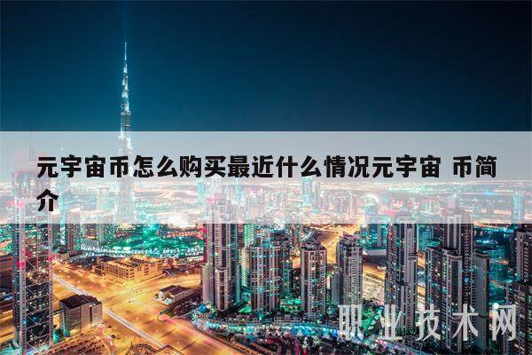 元宇宙币怎么购买最近什么情况元宇宙 币简介-第1张图片-火网交易所下载