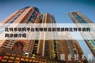 比特币收购平台有哪些目前现状和比特币收购网详细介绍